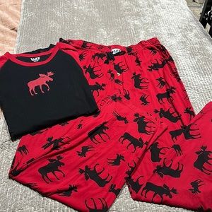 Lazy One Men’s PJ Moose set XXL 1108